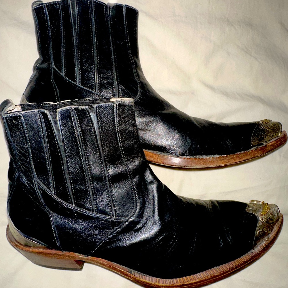 Rare D&G Dolce and Gabanna cowboy boots runway